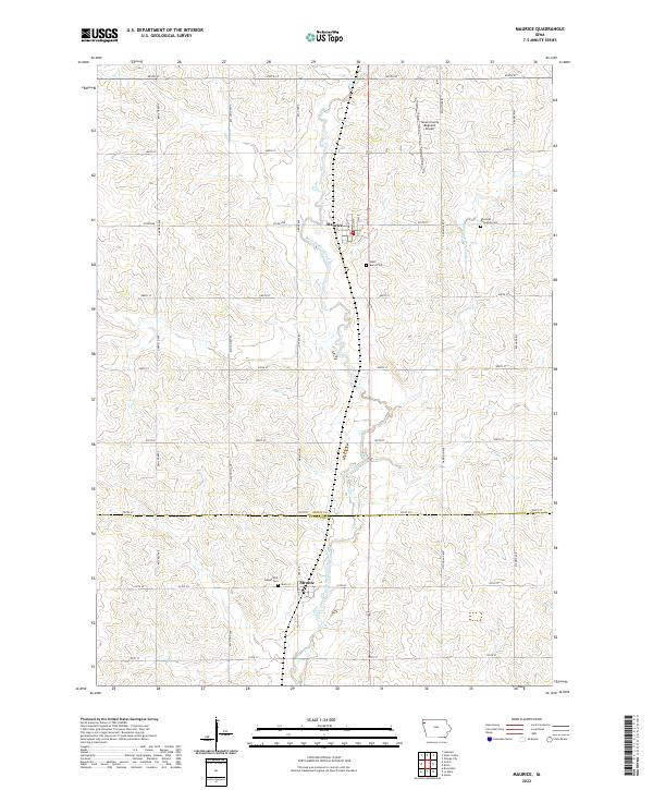 USGS Topographic Map – Maurice