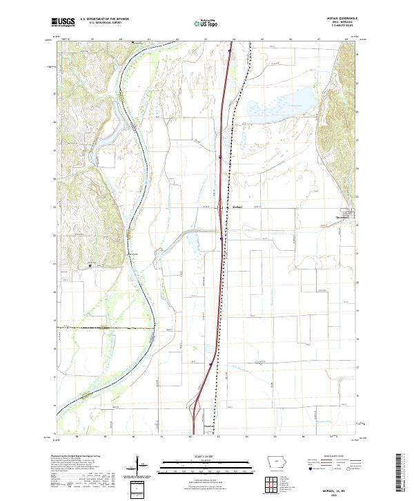 USGS Topographic Map – McPaul