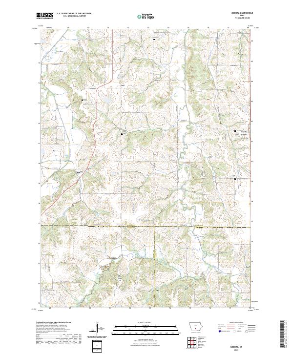 USGS Topographic Map – Medora