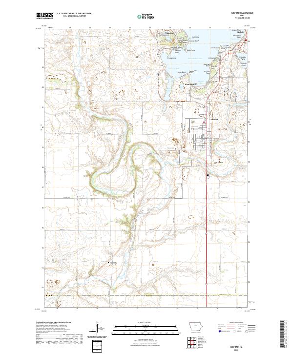 USGS Topographic Map – Milford