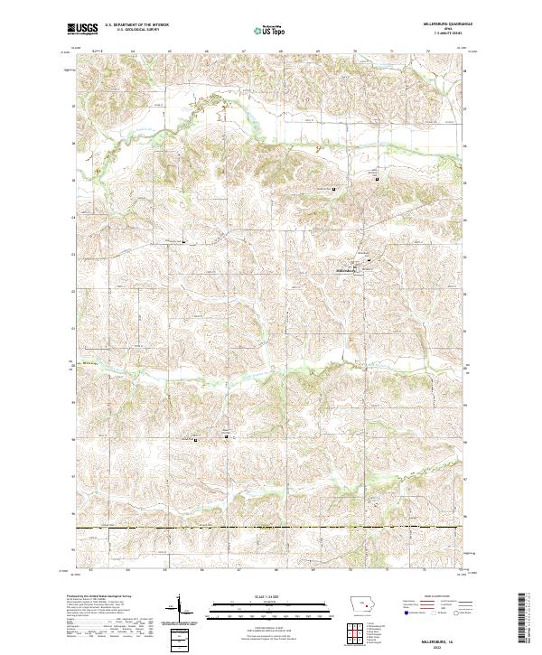 USGS Topographic Map – Millersburg