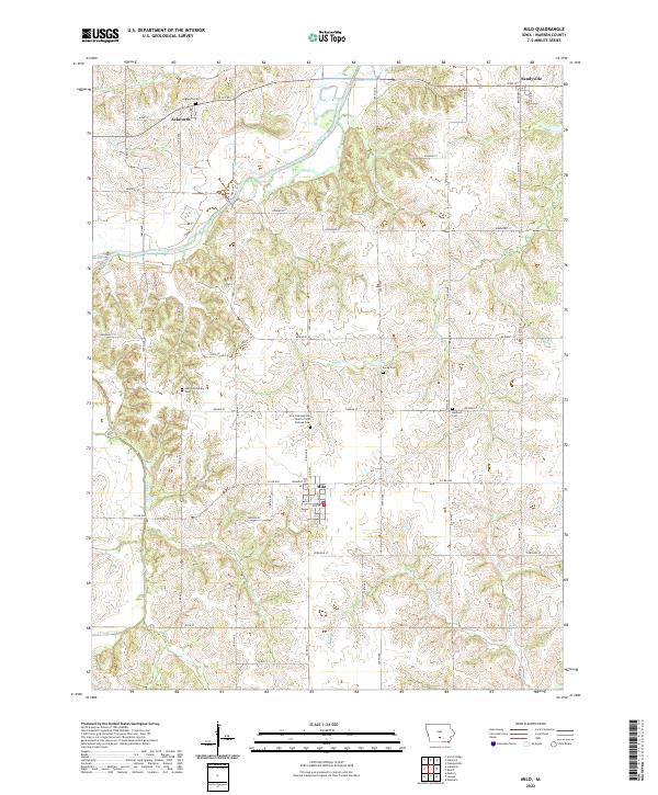 USGS Topographic Map – Milo