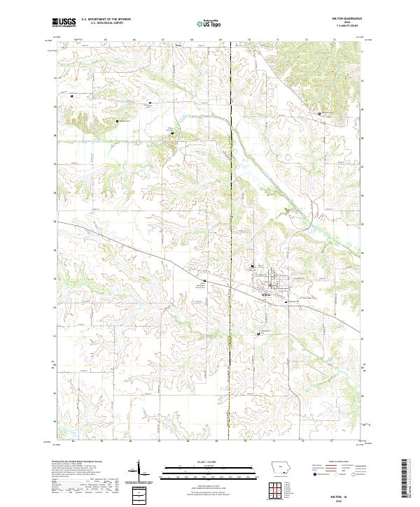 USGS Topographic Map – Milton