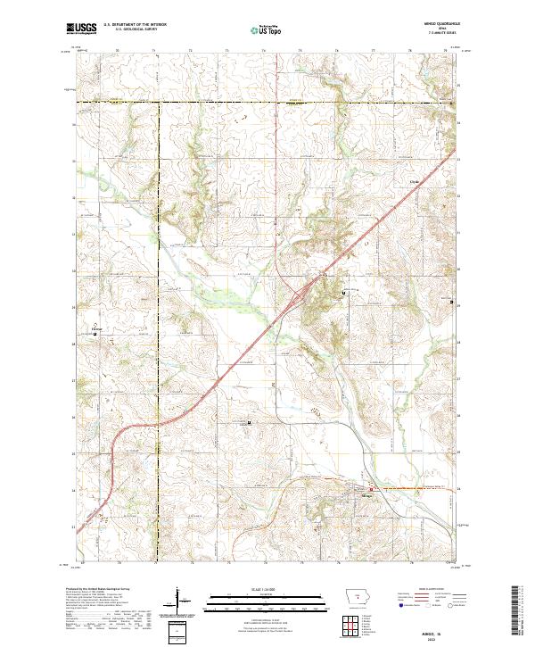 USGS Topographic Map – Mingo