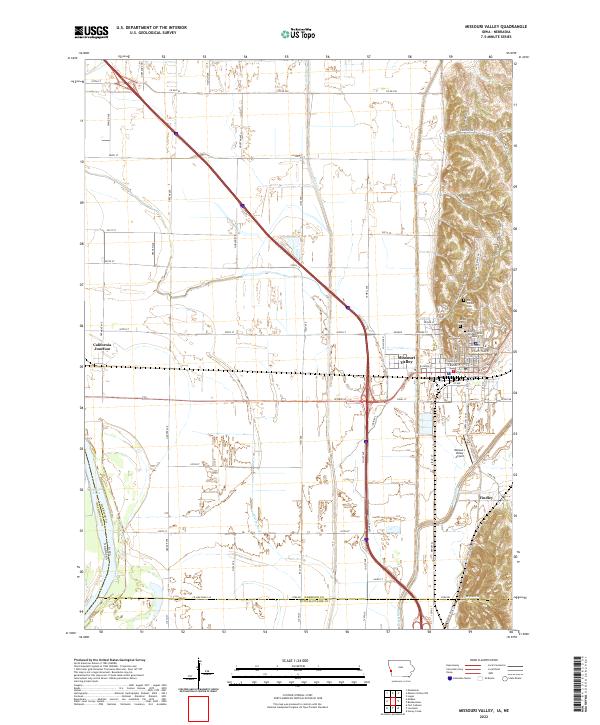 USGS Topographic Map – Missouri Valley
