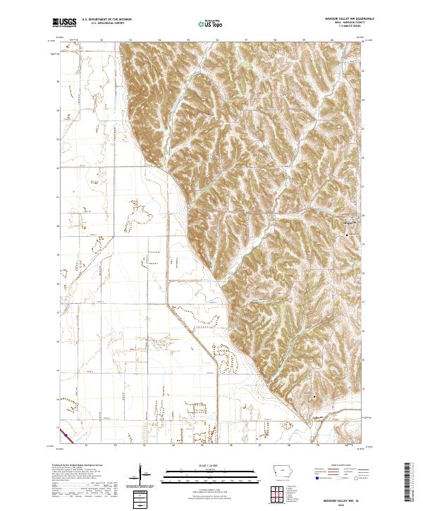 USGS Topographic Map – Missouri Valley NW
