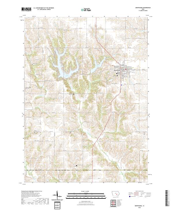 USGS Topographic Map – Montezuma