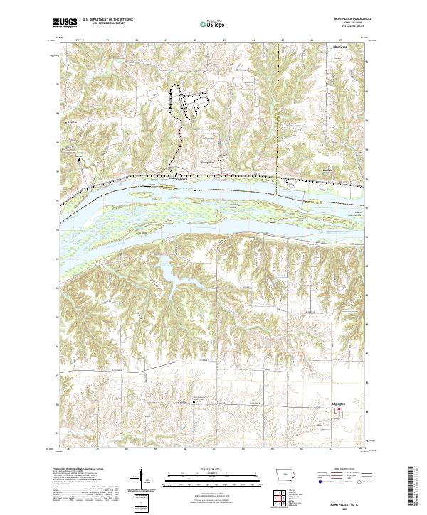 USGS Topographic Map – Montpelier