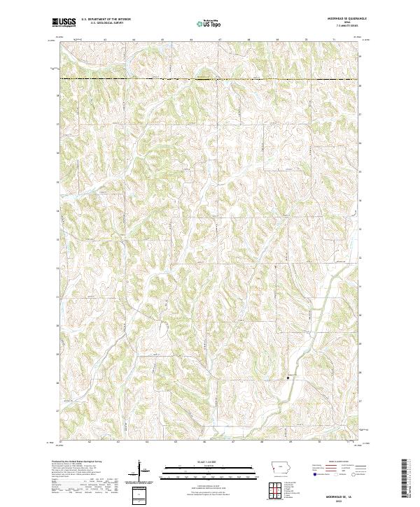 USGS Topographic Map – Moorhead SE