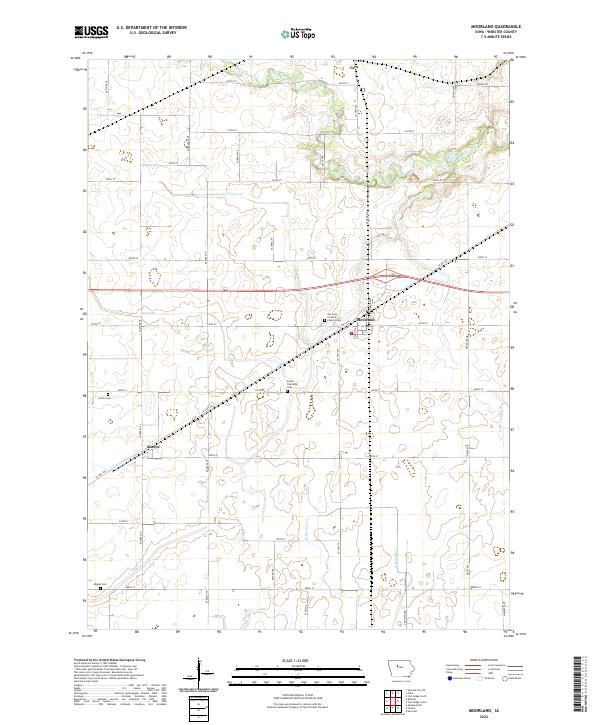 USGS Topographic Map – Moorland