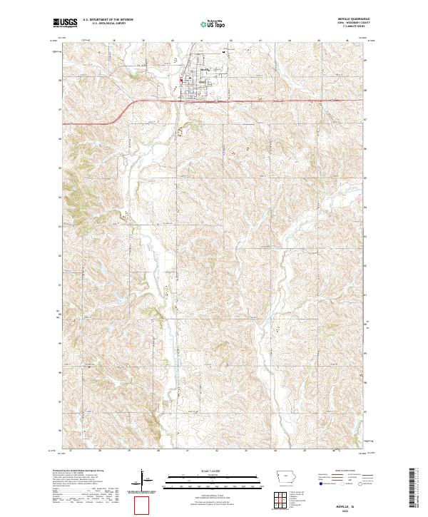 USGS Topographic Map – Moville