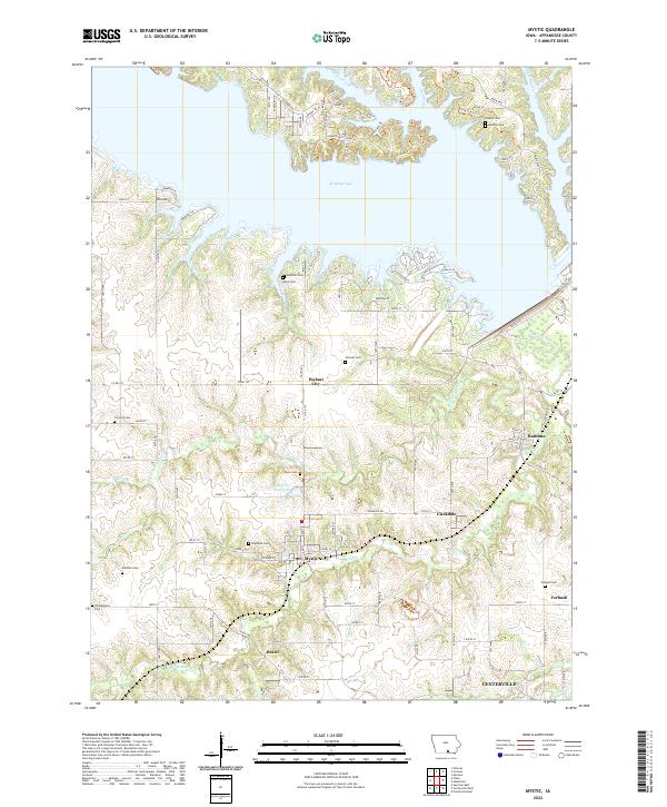 USGS Topographic Map – Mystic