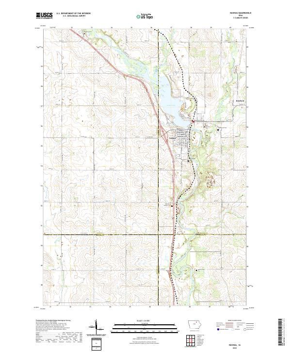 USGS Topographic Map – Nashua