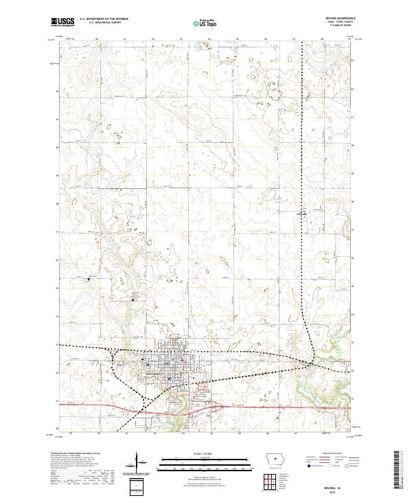 USGS Topographic Map – Nevada