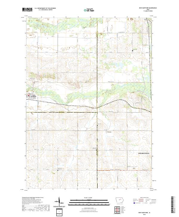 USGS Topographic Map – New Hartford