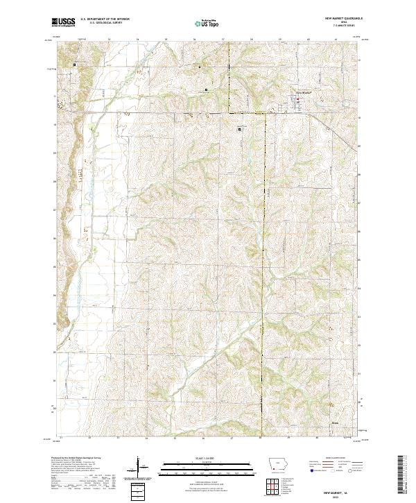 USGS Topographic Map – New Market