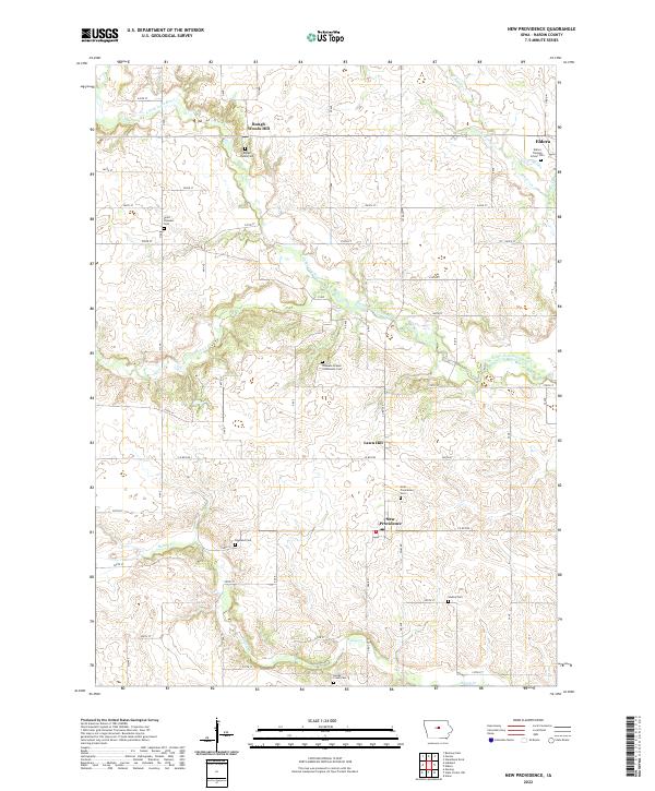 USGS Topographic Map – New Providence