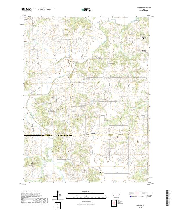 USGS Topographic Map – Newbern