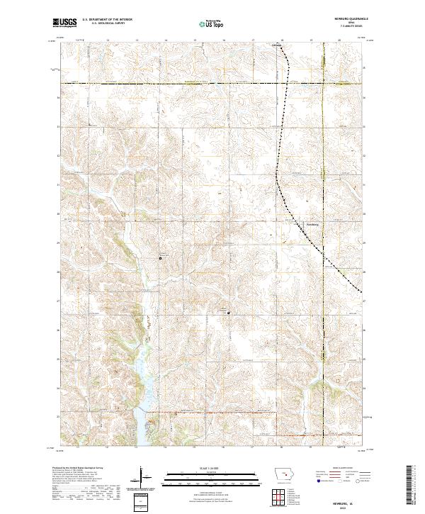 USGS Topographic Map – Newburg