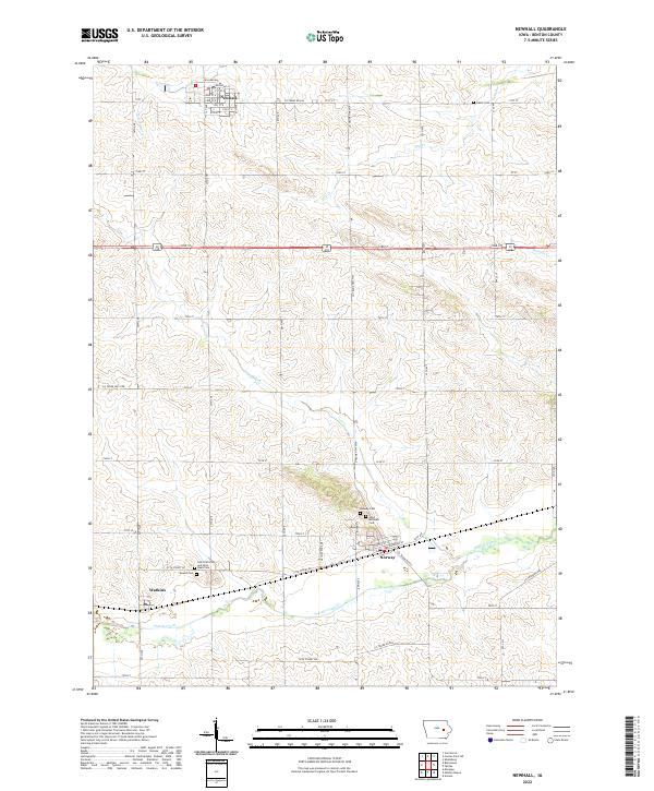 USGS Topographic Map – Newhall