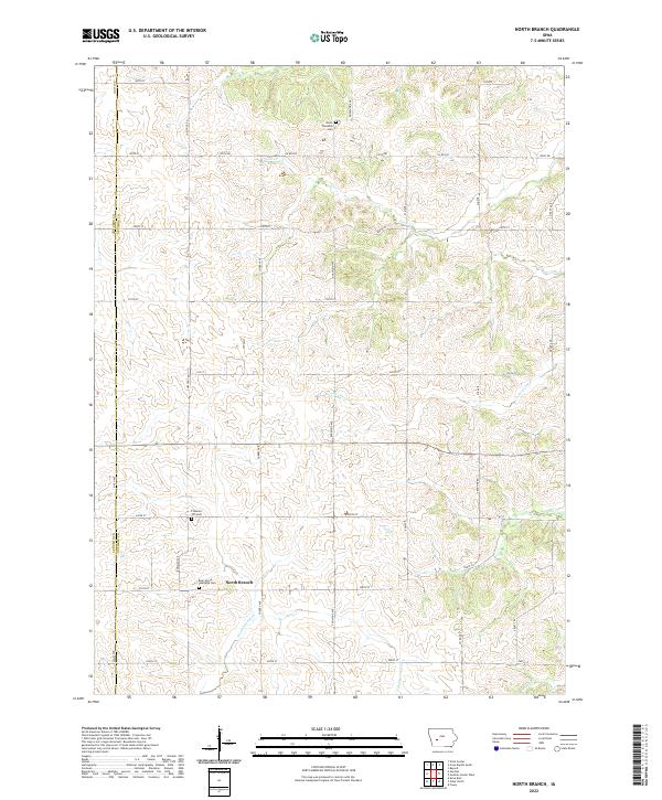 USGS Topographic Map – North Branch