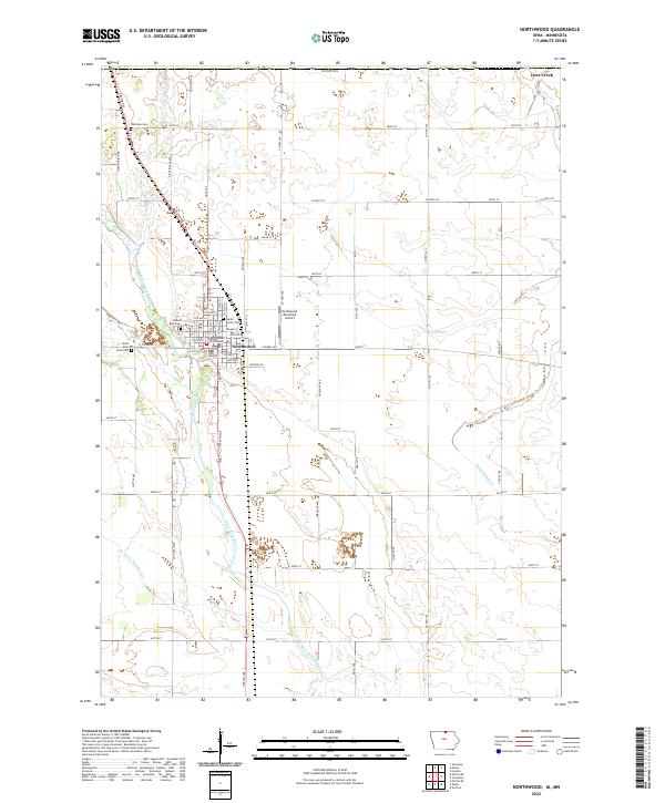 USGS Topographic Map – Northwood