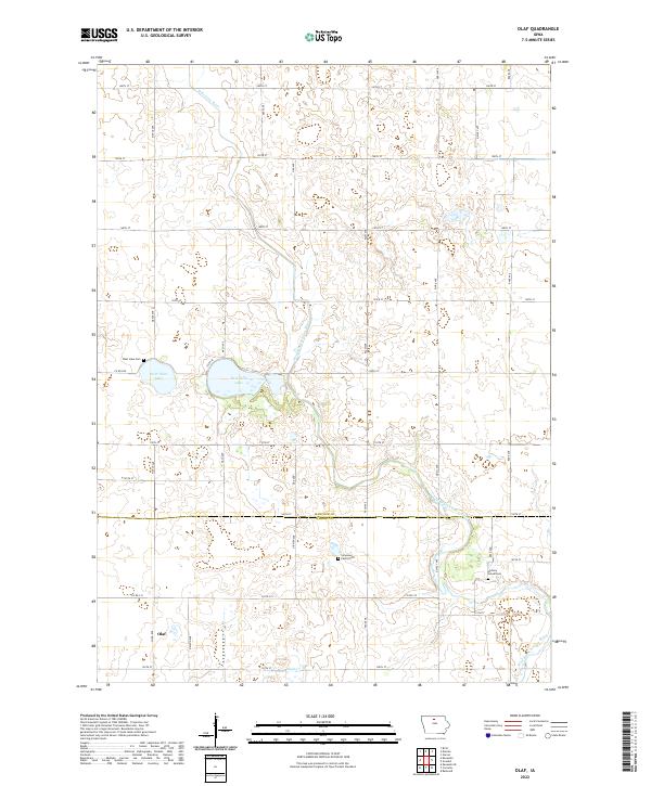 USGS Topographic Map – Olaf