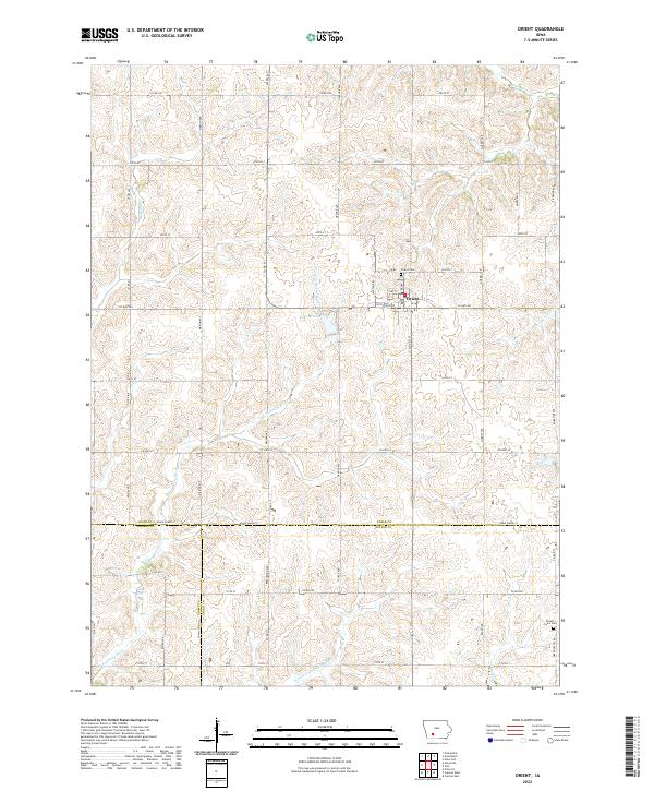 USGS Topographic Map – Orient