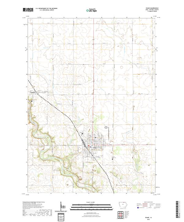 USGS Topographic Map – Osage