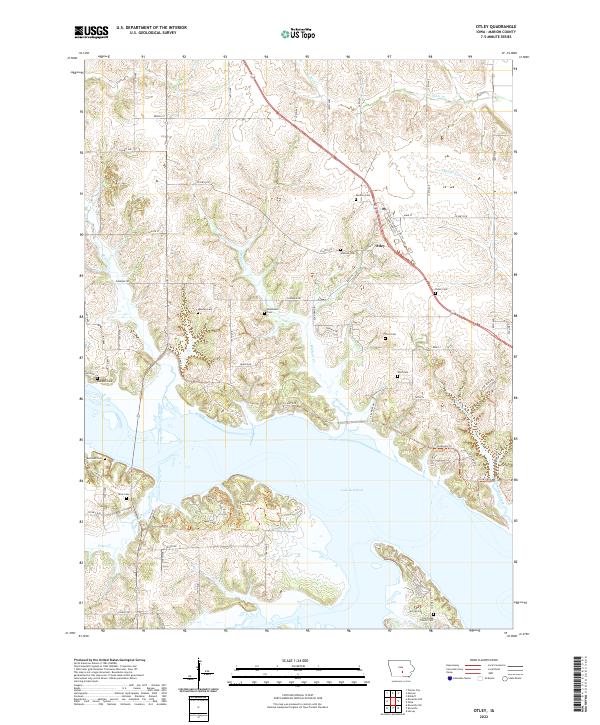 USGS Topographic Map – Otley