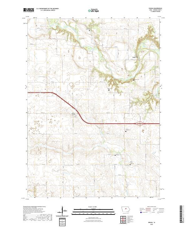 USGS Topographic Map – Owasa