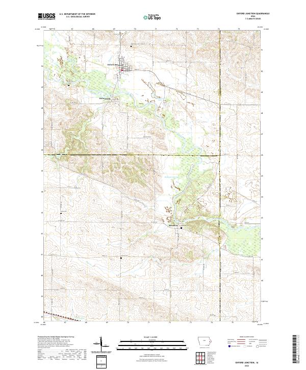 USGS Topographic Map – Oxford Junction