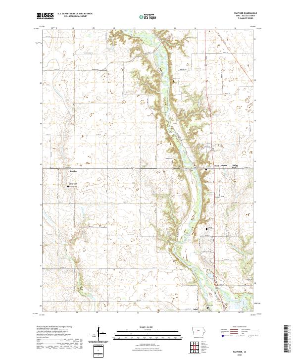 USGS Topographic Map – Panther