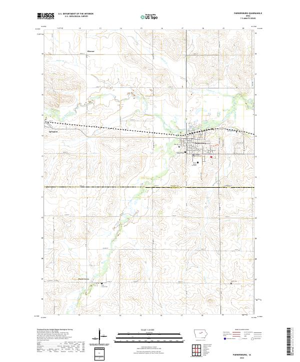 USGS Topographic Map – Parkersburg