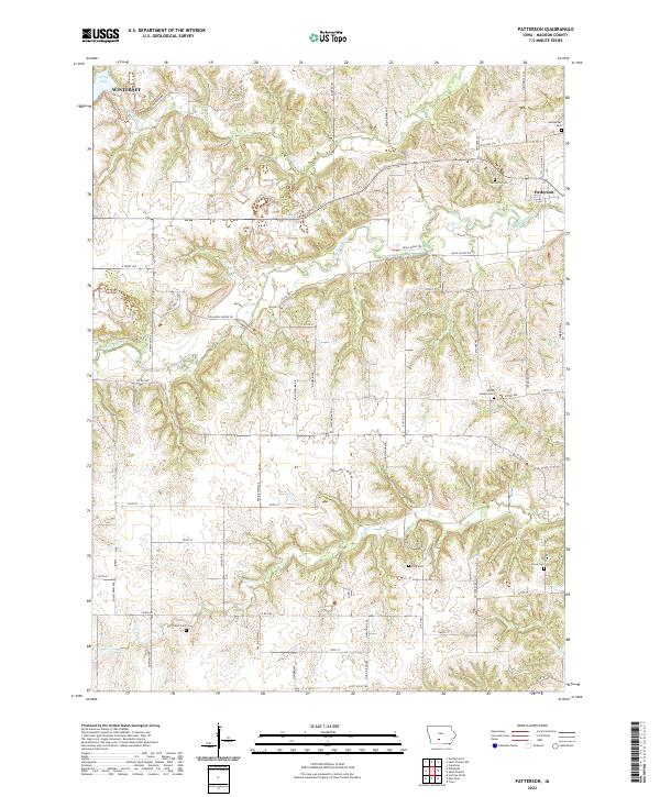 USGS Topographic Map – Patterson