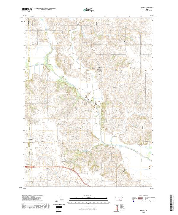 USGS Topographic Map – Peoria