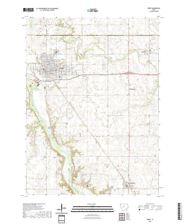 USGS Topographic Map – Perry