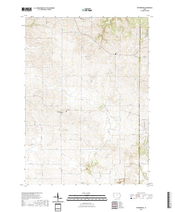 USGS Topographic Map – Petersburg