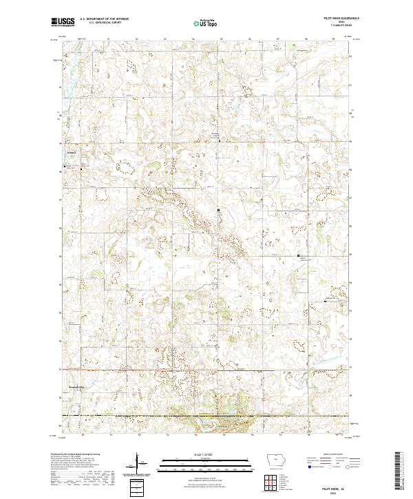USGS Topographic Map – Pilot Knob