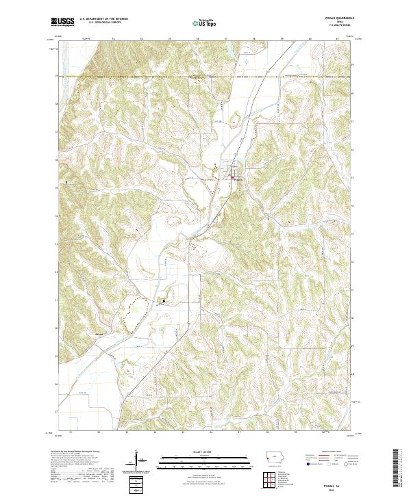 USGS Topographic Map – Pisgah