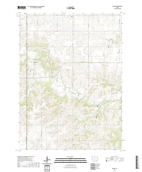 USGS Topographic Map – Pitzer