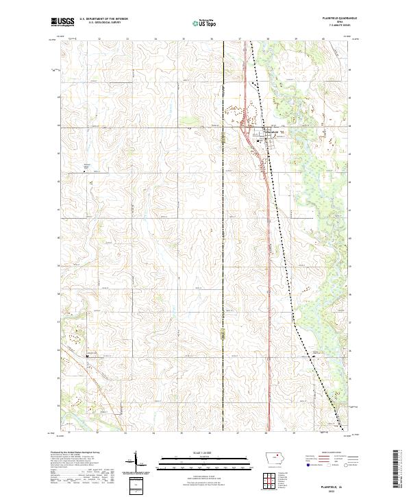 USGS Topographic Map – Plainfield