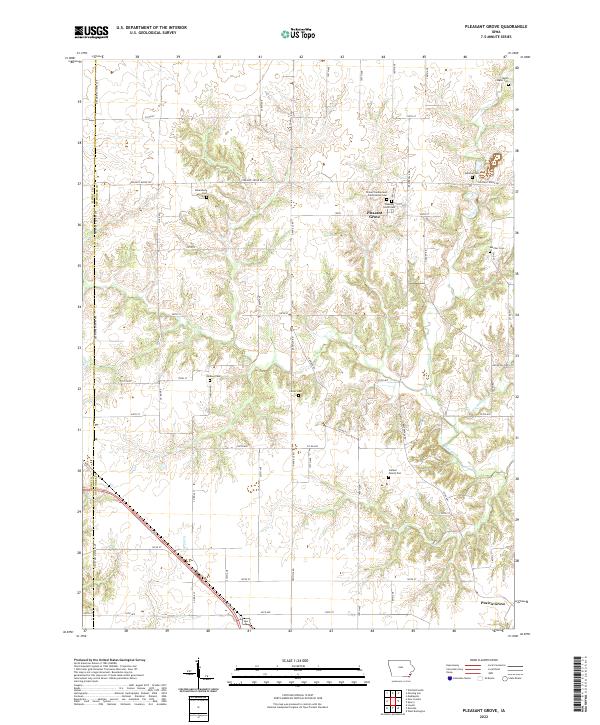 USGS Topographic Map – Pleasant Grove