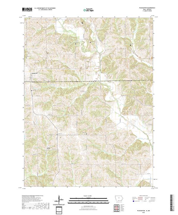 USGS Topographic Map – Pleasanton