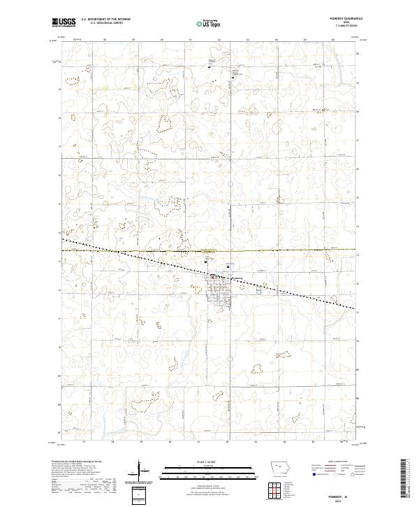 USGS Topographic Map – Pomeroy