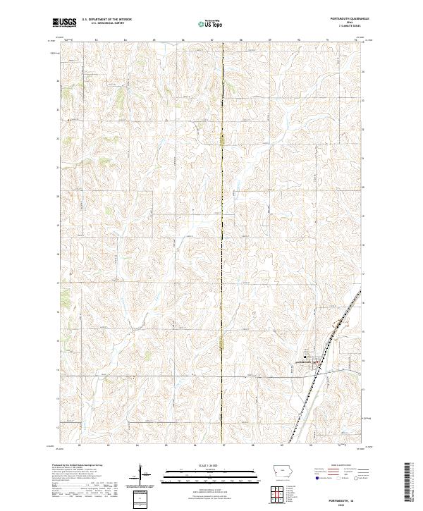 USGS Topographic Map – Portsmouth
