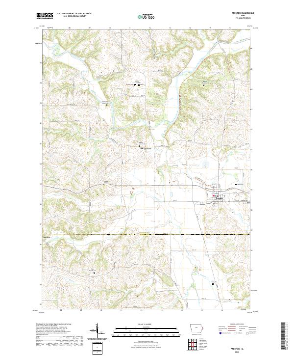 USGS Topographic Map – Preston