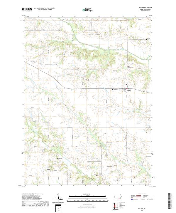 USGS Topographic Map – Pulaski