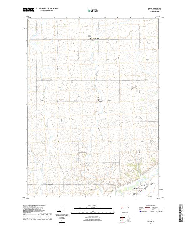 USGS Topographic Map – Quimby