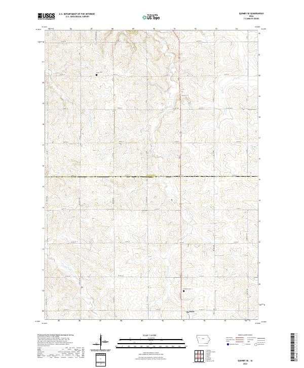 USGS Topographic Map – Quimby SE